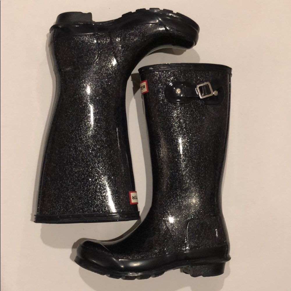 Hunter Original Glitter Fin. Waterproof Rain Boot